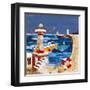 Harbour Lights II-Anuk Naumann-Framed Art Print