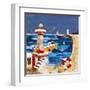 Harbour Lights II-Anuk Naumann-Framed Art Print