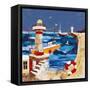 Harbour Lights II-Anuk Naumann-Framed Stretched Canvas