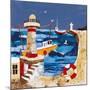 Harbour Lights II-Anuk Naumann-Mounted Art Print