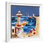 Harbour Lights II-Anuk Naumann-Framed Art Print