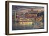 Harbour Lights-John Bradley-Framed Giclee Print