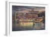 Harbour Lights-John Bradley-Framed Giclee Print