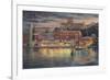 Harbour Lights-John Bradley-Framed Giclee Print