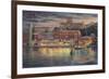 Harbour Lights-John Bradley-Framed Giclee Print