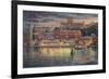 Harbour Lights-John Bradley-Framed Giclee Print