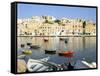 Harbour, Marsascala, Malta-Peter Thompson-Framed Stretched Canvas