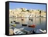 Harbour, Marsascala, Malta-Peter Thompson-Framed Stretched Canvas