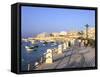 Harbour, Marsascala, Malta-Peter Thompson-Framed Stretched Canvas