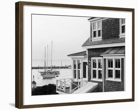 Harbour, Menemsha, Martha's Vineyard, Massachusetts, USA-Walter Bibikow-Framed Photographic Print