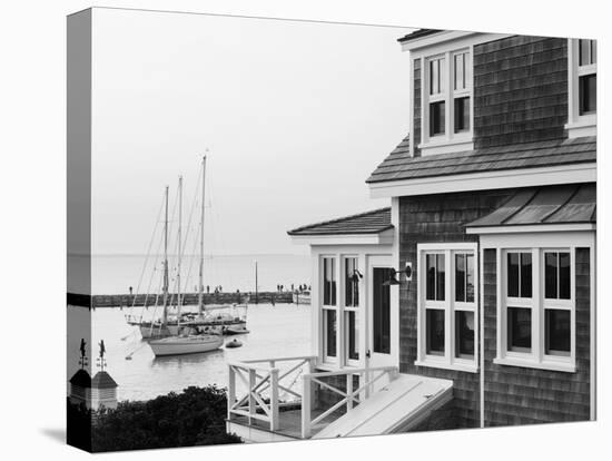 Harbour, Menemsha, Martha's Vineyard, Massachusetts, USA-Walter Bibikow-Stretched Canvas