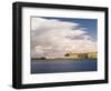 Harbour mole of Grand Harbour in Valletta on Malta with clouds-enricocacciafotografie-Framed Photographic Print