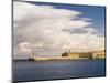 Harbour mole of Grand Harbour in Valletta on Malta with clouds-enricocacciafotografie-Mounted Photographic Print