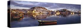 Harbour, Moskenes, Flakstadoya Island, Lofoten Islands, Norway-Peter Adams-Stretched Canvas