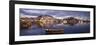 Harbour, Moskenes, Flakstadoya Island, Lofoten Islands, Norway-Peter Adams-Framed Photographic Print