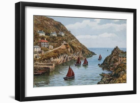 Harbour Mouth, Polperro-Alfred Robert Quinton-Framed Giclee Print