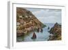 Harbour Mouth, Polperro-Alfred Robert Quinton-Framed Giclee Print