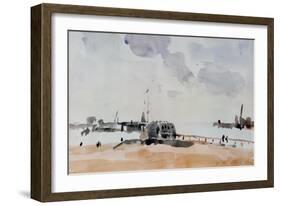 Harbour Mouth, Shoreham, 1926-Philip Wilson Steer-Framed Giclee Print