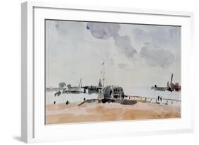 Harbour Mouth, Shoreham, 1926-Philip Wilson Steer-Framed Giclee Print