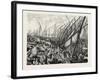 Harbour of Boolak. Egypt, 1879-null-Framed Giclee Print