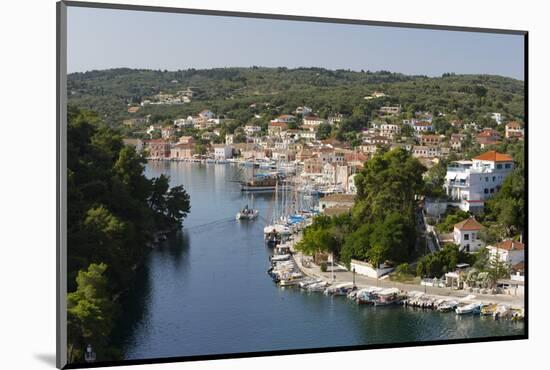 Harbour of Gaios town, Paxos, Ionian Islands, Greek Islands, Greece, Europe-Stuart Black-Mounted Photographic Print