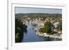 Harbour of Gaios town, Paxos, Ionian Islands, Greek Islands, Greece, Europe-Stuart Black-Framed Photographic Print