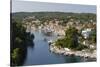 Harbour of Gaios town, Paxos, Ionian Islands, Greek Islands, Greece, Europe-Stuart Black-Stretched Canvas