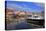 Harbour of Husum, Schleswig-Holstein, Germany, Europe-Hans-Peter Merten-Stretched Canvas