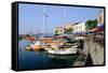 Harbour of Kyrenia (Girne), North Cyprus-Peter Thompson-Framed Stretched Canvas
