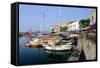 Harbour of Kyrenia (Girne), North Cyprus-Peter Thompson-Framed Stretched Canvas