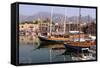 Harbour of Kyrenia (Girne), North Cyprus-Peter Thompson-Framed Stretched Canvas