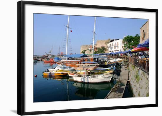 Harbour of Kyrenia (Girne), North Cyprus-Peter Thompson-Framed Photographic Print