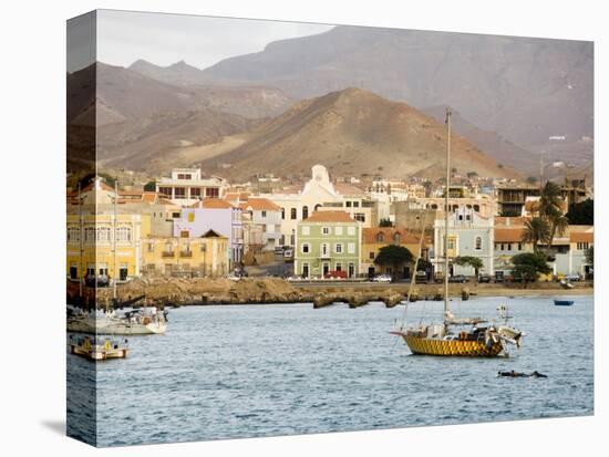 Harbour of Mindelo, Sao Vicente, Cape Verde Islands, Atlantic Ocean, Africa-Robert Harding-Stretched Canvas