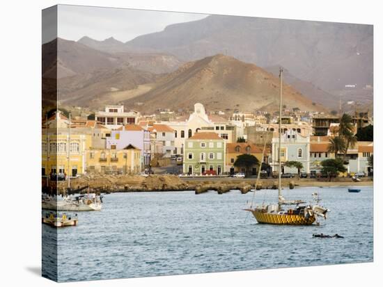 Harbour of Mindelo, Sao Vicente, Cape Verde Islands, Atlantic Ocean, Africa-Robert Harding-Stretched Canvas