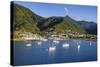 Harbour of Picton Landing Point of the Ferry, Picton, Marlborough Region-Michael Runkel-Stretched Canvas