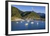 Harbour of Picton Landing Point of the Ferry, Picton, Marlborough Region-Michael Runkel-Framed Photographic Print