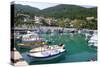 Harbour of Poros, Kefalonia, Greece-Peter Thompson-Stretched Canvas