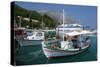 Harbour of Poros, Kefalonia, Greece-Peter Thompson-Stretched Canvas