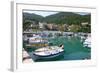 Harbour of Poros, Kefalonia, Greece-Peter Thompson-Framed Photographic Print