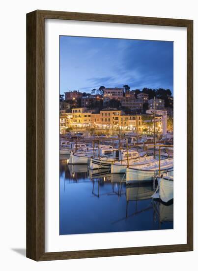 Harbour of Port De Soller, Majorca, the Balearic Islands, Spain-Rainer Mirau-Framed Photographic Print