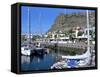 Harbour of Puerto De Mogan, Gran Canaria, Canary Islands-Peter Thompson-Framed Stretched Canvas