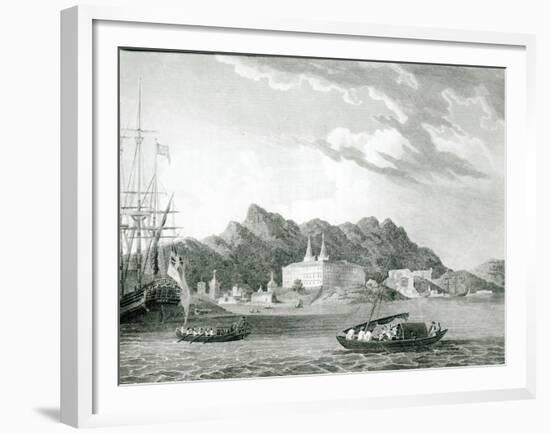 Harbour of Rio Janiero, with the Benedictine Monastery-William Wilson-Framed Giclee Print