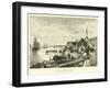 Harbour of Saint-Pierre, Newfoundland-null-Framed Giclee Print