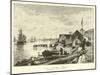 Harbour of Saint-Pierre, Newfoundland-null-Mounted Giclee Print