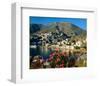 Harbour of Symi, Greece-null-Framed Art Print