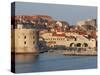 Harbour, Old Town, UNESCO World Heritage Site, Dubrovnik, Croatia, Europe-Martin Child-Stretched Canvas