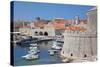 Harbour. Old Town, UNESCO World Heritage Site, Dubrovnik, Dalmatia, Croatia, Europe-Frank Fell-Stretched Canvas