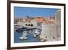 Harbour. Old Town, UNESCO World Heritage Site, Dubrovnik, Dalmatia, Croatia, Europe-Frank Fell-Framed Photographic Print