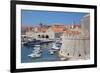 Harbour. Old Town, UNESCO World Heritage Site, Dubrovnik, Dalmatia, Croatia, Europe-Frank Fell-Framed Photographic Print