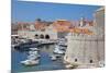 Harbour. Old Town, UNESCO World Heritage Site, Dubrovnik, Dalmatia, Croatia, Europe-Frank Fell-Mounted Photographic Print